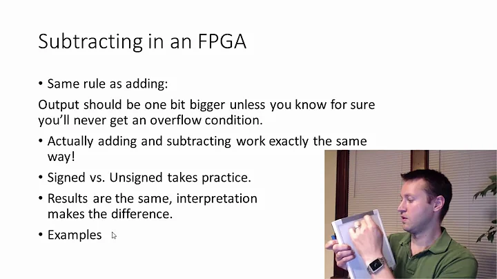 FPGA Math - Add, Subtract, Multiply, Divide - Signed vs. Unsigned