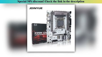 First Look JGINYUE X99 Motherboard LGA 2011-3 Support Xeon E5 V3 V4 CPU and DDR4 RAM Memory M.2 NVME