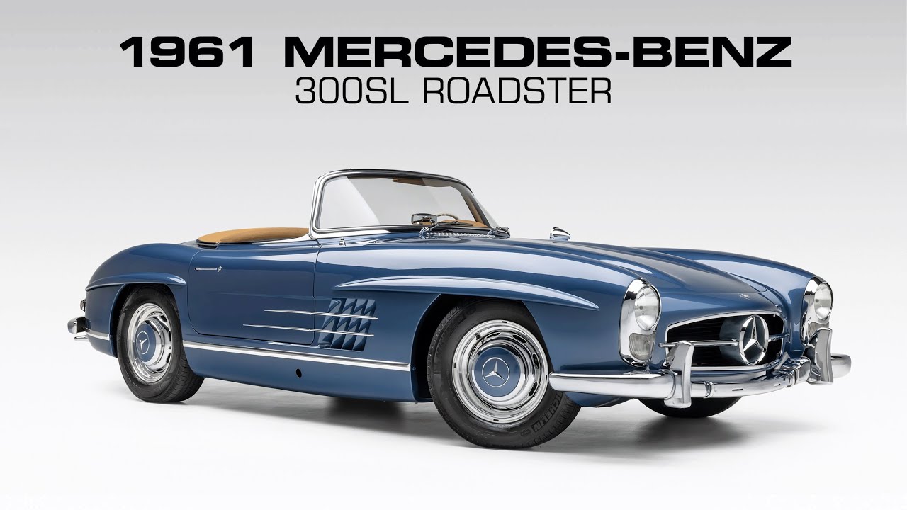 ПЕРВЫЙ ВЗГЛЯД - Mercedes-Benz 300SL Roadster 1961 года - АУКЦИОН BARRETT-JACKSON В СКОТСДЕЙЛЕ, 20...