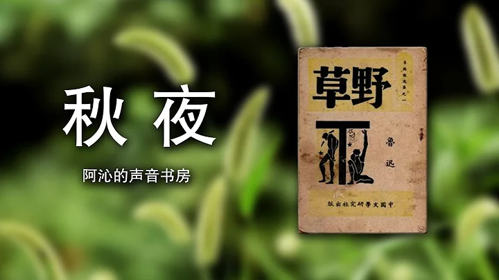 《秋夜》| 魯迅 | 野草 | 有聲書 | 經典誦讀 | 阿沁的聲音書房 - 天天要聞