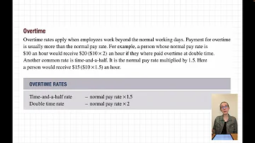 Overtime & Allowances - Part 3 of Topic 2: Earning and Managing Money - Year 11 Mathematics Standard