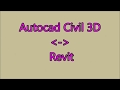 From Revit to AutoCAD Civil 3D  From AutoCAD Civil 3D to Revit