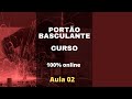 Curso de Portão Basculante - Como montar o kit de caixa -  Aula 02 - Curso de Serralheiro