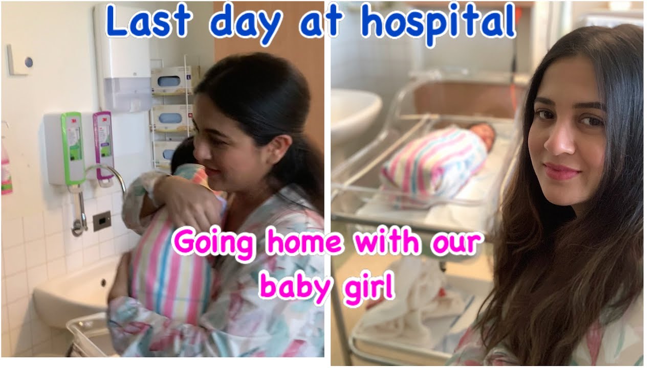 Last day at hospital | Bringing newborn baby home from Hospital | Life ...