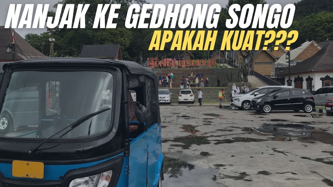 TES TANJAKAN TVS KING DI CANDI GEDHONG SONGO | TUKTUK ADVENTURE | RICKSHAW | THREE WHEELER | BAJAJ