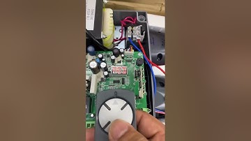 Hướng dẫn cài đặt remote motor cổng powetech và tmt đài loan