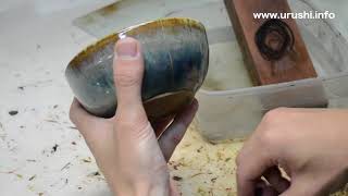 Traditional Kintsugi process(Premium gold) speed-up version.