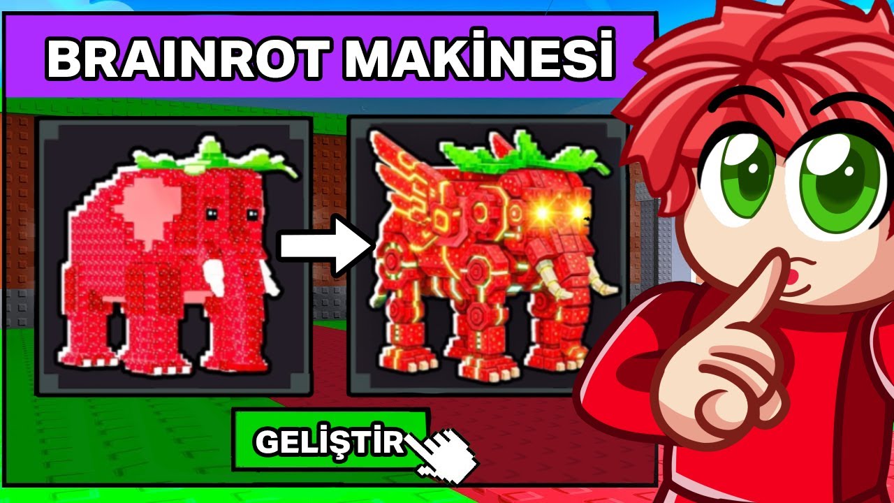 Steal A Brainrot'ta BRAINROT MAKİNESİ Satın Aldım! (Roblox)
