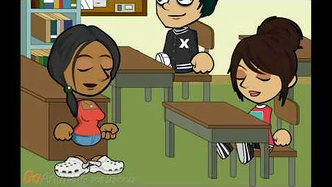 Dewey 800s section GoAnimate by Grade 6 Students