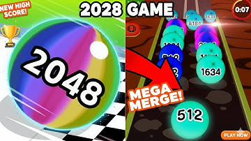 Ball Run 2048 vs Reverse gameplay Ball Colour Run walkthrough , iOS Android New Update( part : 2189)
