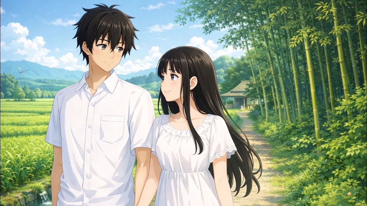 🌷Anime Couple ASMR in the Country side 🌿💚Soft Moments Together 🌸🫶🏻