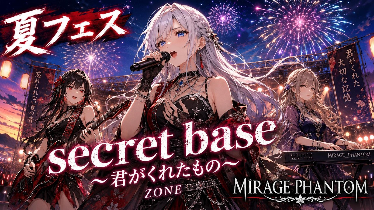 【夏フェス】secret base ~君がくれたもの~ / ZONE – Heavy Metal Cover | MIRAGE PHANTOM