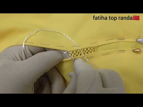 راندة مشبكة ب4 غرز راندة خفيفة بجوج ألوان جلابة الراندة جديد الراندة تعليم الراندة للمبتدئات