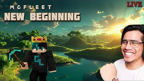 NEW BEGINNING In mcFleet Server Season 2 Live🔴Day 1 #mcfleet #gamerfleet #minecraft