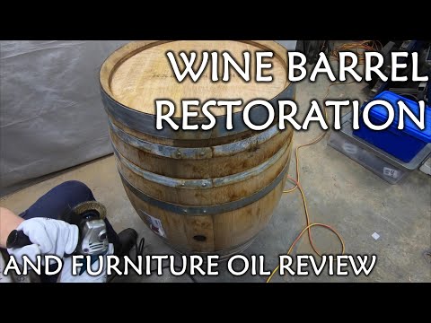 Video: Oak Wood dari French Wine Barrels Berubah menjadi Original Chair