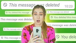 How To Read DELETED WhatsApp Messages - Durasi: 4.01. 