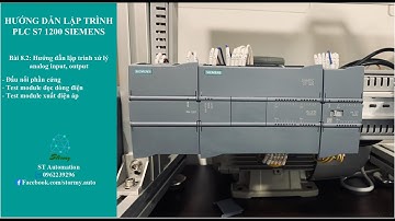 Bài 8.2: Hướng dẫn lập trình Analog Input, Analog Output(Hardware AI,AO)