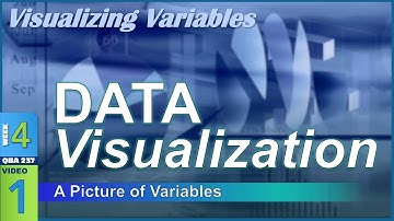 Data Visualization: Create a PICTURE of our Variables (4-1)