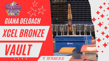 Xcel Bronze Vault Routine (9.5) - 2024 Biles Invitational