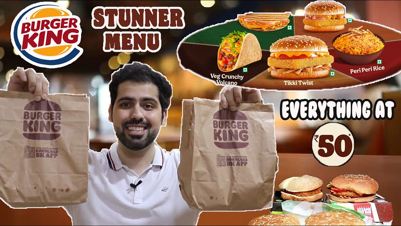 burger king menu