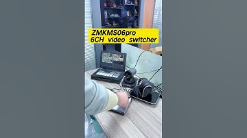 PTZ camera live streaming setup with video switcher 4xHDMI 2xIP inputs #ptzcontroller#videocables