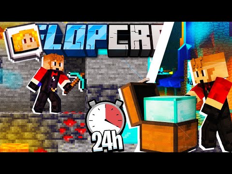 MINEREI por 24 HORAS nas CAVERNAS da 1.18 do MINECRAFT - FlopCraft #02