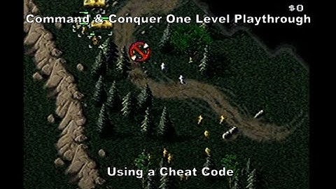 Command & Conquer (GDI) One Level Playthrough using a Sega Saturn Cheat Code :D #SegaSaturn #Sega