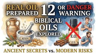 12 Ancient Oils Scripture Used for Healing and Anointing