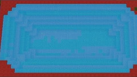 Building the biggest swimming pool in bedwars  (BLOCKMAN GO)