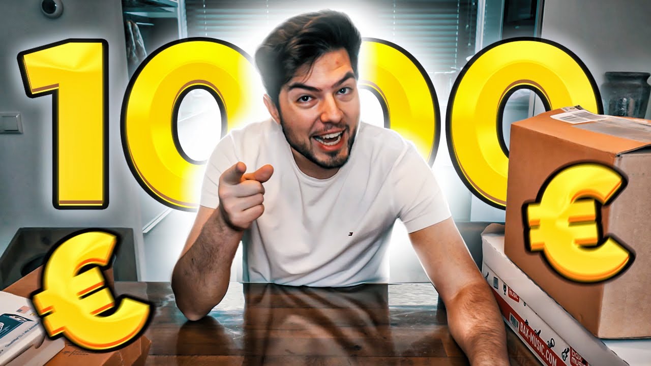 1000 Euro Tech Shopping Haul & Unboxing