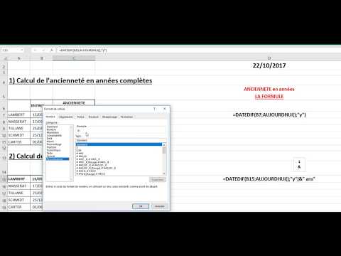 Vidéo: Comment Calculer L'ancienneté
