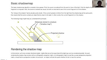 OpenGL Tutorial 16 - Shadow Mapping
