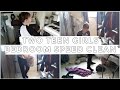 Speed clean both of my teen girls bedrooms, realistic cleaning motivation.