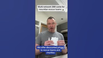 Multi network IoT SIM cards for mountain rescue teams