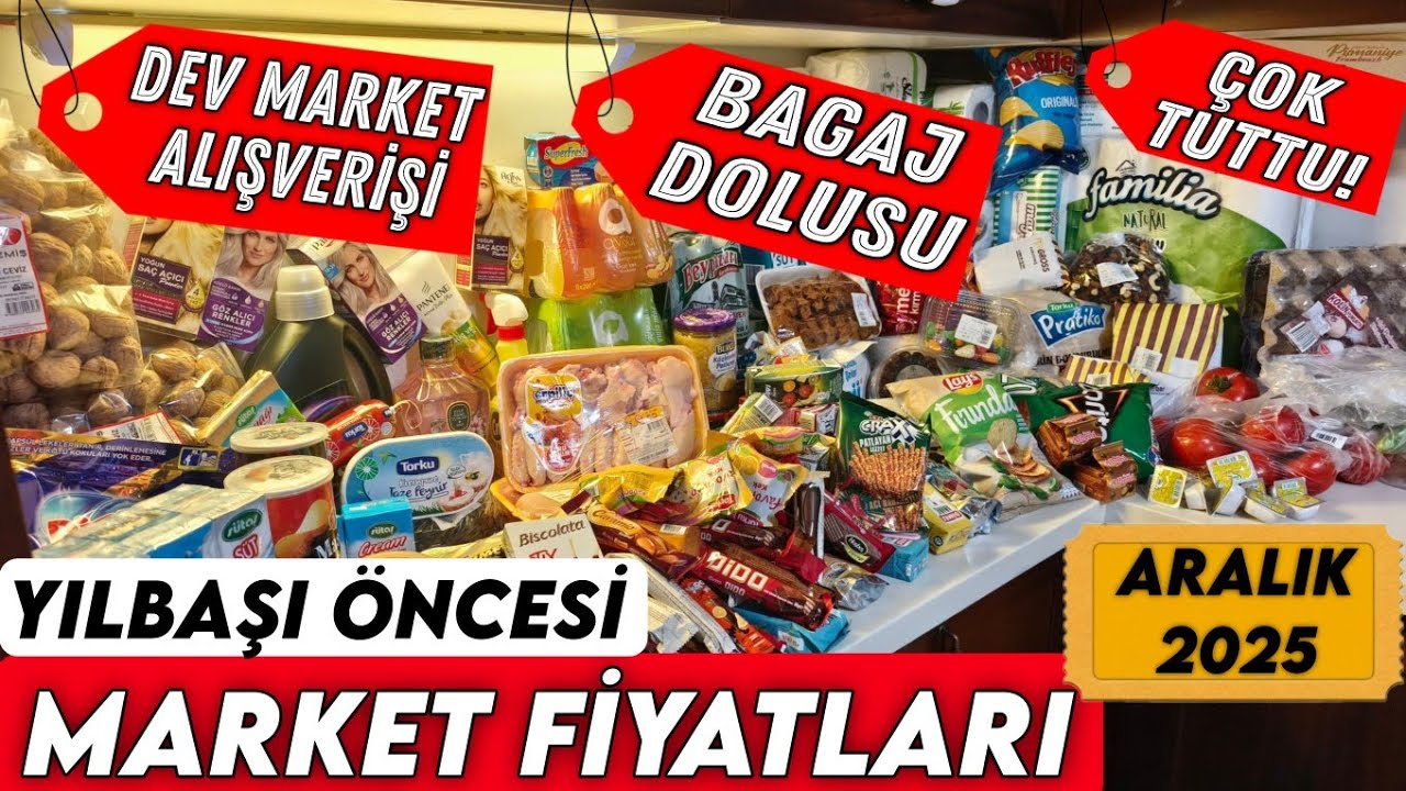 Türkiye'de Market Fiyatları  🛒 Dev Market Alışverişi 🛒 Market İndirimleri 🛒Aralık 2025