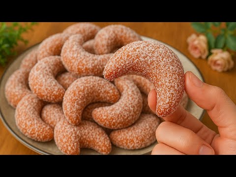 بدون فرن ١٠ دقائق فقط حلوى تذوب في فمك