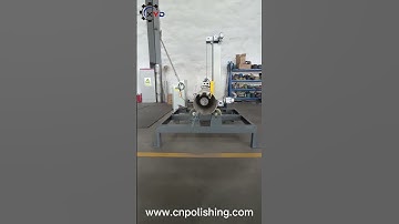 tank polishing machine with  an automatic control system