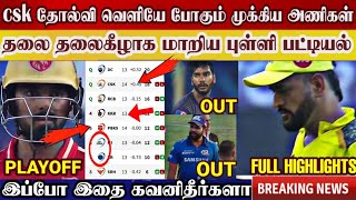 Csk lost match pbks, points table big change, going out these teams | csk vs pbks highlights | ipl