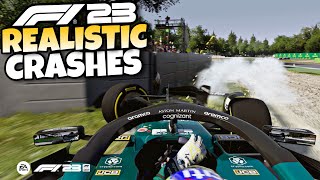 F1 23 REALISTIC CRASHES #1