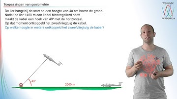 SOS CAS TOA - toepassingen van sinus, cosinus en tangens (havo/vwo 3) - WiskundeAcademie