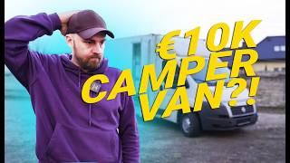Building a Camper Van for €10,000 🚐 | Project Start & Van Tour