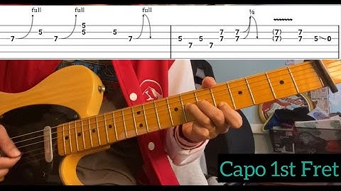 If You Could Only See - Tonic (Solo with Tab)