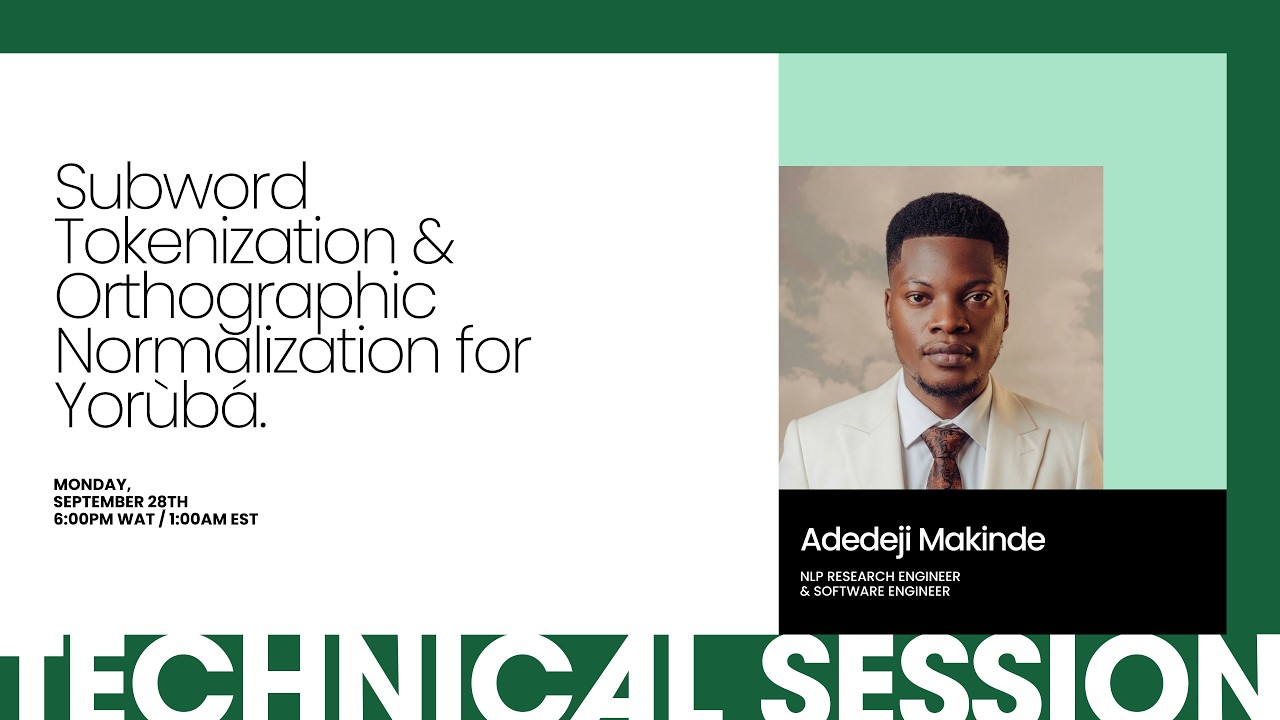 Subword Tokenization and Orthographic Normalization for Yorùbá