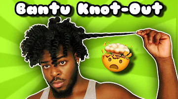 Bantu Knot-Out Tutorial!! Men’s Bantu Knots😎