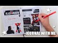 black widow 🕷| journal with me