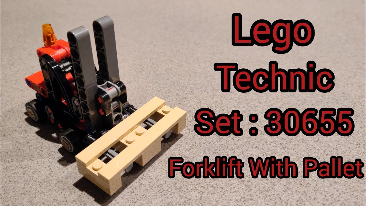 Lego Technic 30655 Forklift With Pallet ( Pic By Pic Build )