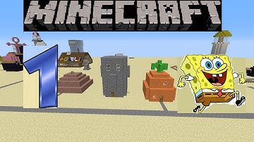 SpongeBob in Minecraft: Bikini Bottom Build Showcase Update #1