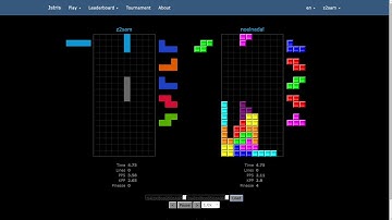 INVISIBLE multiplayer Tetris! 210APM (267APM) in 1vs1 mode on Jstris