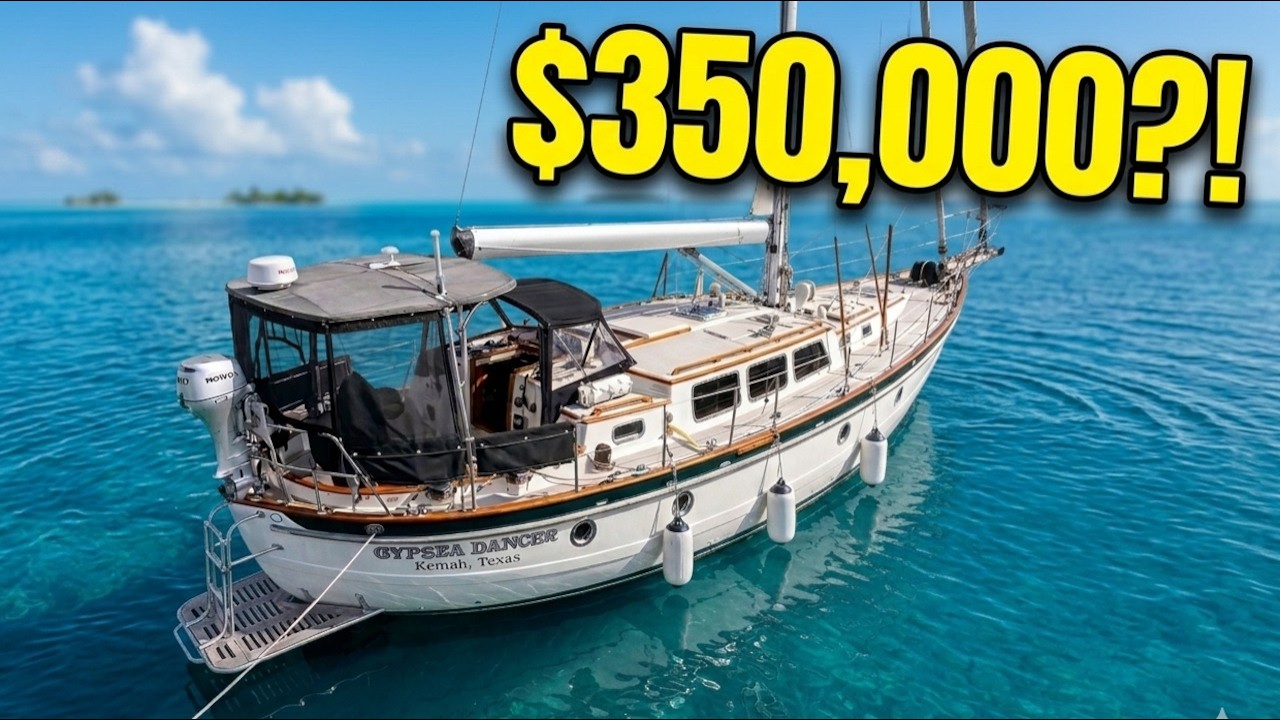 ⁣This 1997 Sailboat Costs $350,000… Here’s Why - Hampton 43