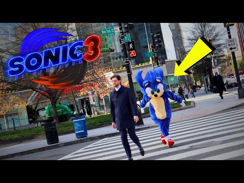 SONIC THE HEDGEHOG IN REAL LIFE PRANK!!!